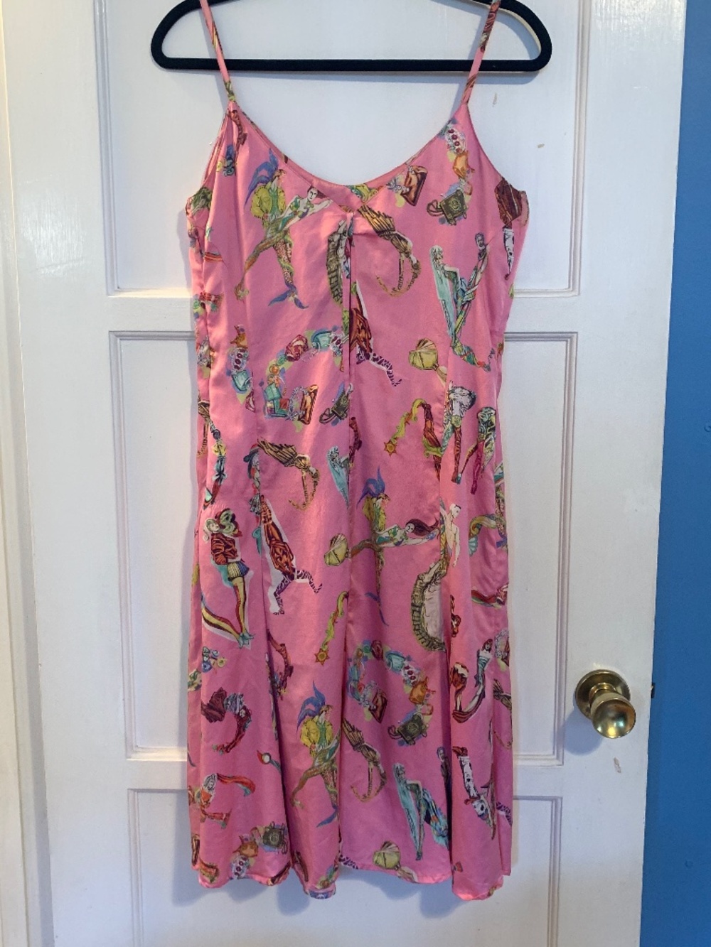 Vintage Versace Jeans Couture Silk Slip Dress